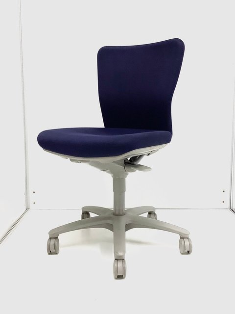 【中古】カロッツァ  CK33GR　FS19 オカムラ（okamura） 肘無ローバックチェア