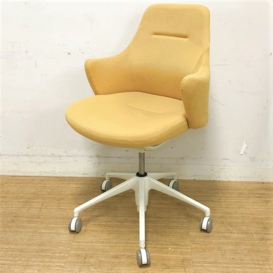 【中古】ライブス  CD53WW FXW7 オカムラ（okamura） 肘無ローバックチェア