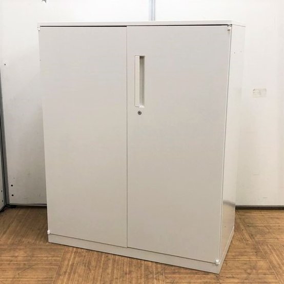 【中古】HS 5-820-5202 N2 ウチダ（UCHIDA) ローキャビネット／両開き