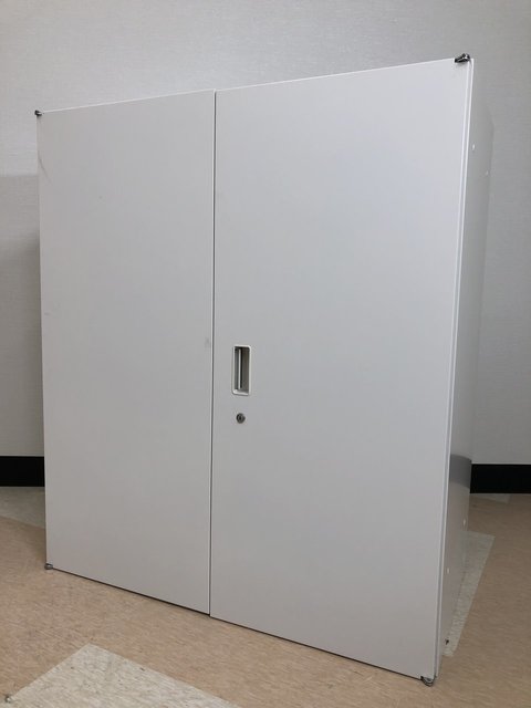 【中古】シンライン  HTM-109HSS-W9 イトーキ（ITOKI） ローキャビネット／両開き