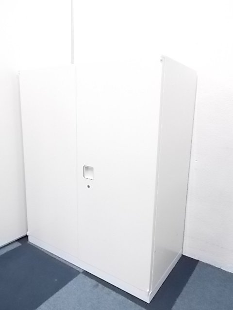 【中古】レクトライン   オカムラ（okamura） ローキャビネット／両開き