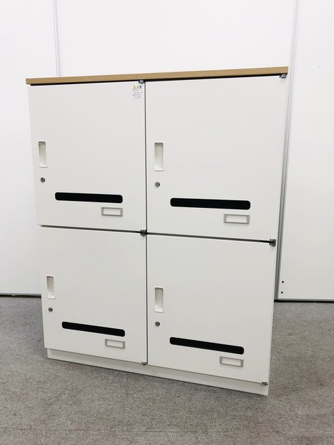 【中古】シンライン  HCN-109HFN-W9 イトーキ（ITOKI） 4人用更衣ロッカー