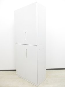 【新品定価12万～の国産書庫】両開き+両開き■A4ファイルが6段収納出来ます！