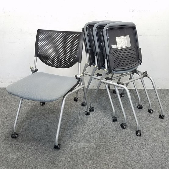 【中古】プロスタック   オカムラ（okamura） ネスティングチェア