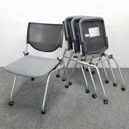 【4脚セットでお買い得！】会議用、休憩スペースにどうぞ！　起業　入替　ミーティング