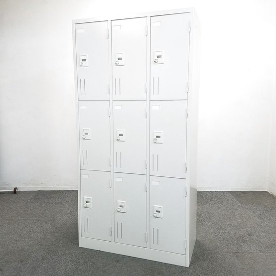 【中古】その他シリーズ JH-SL3633KL クロガネ 9人用更衣ロッカー