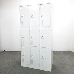 【8台入荷】人気の9人用ロッカー入荷！中古　ロッカー　更衣室　オフィス　キーレス　ダイヤル