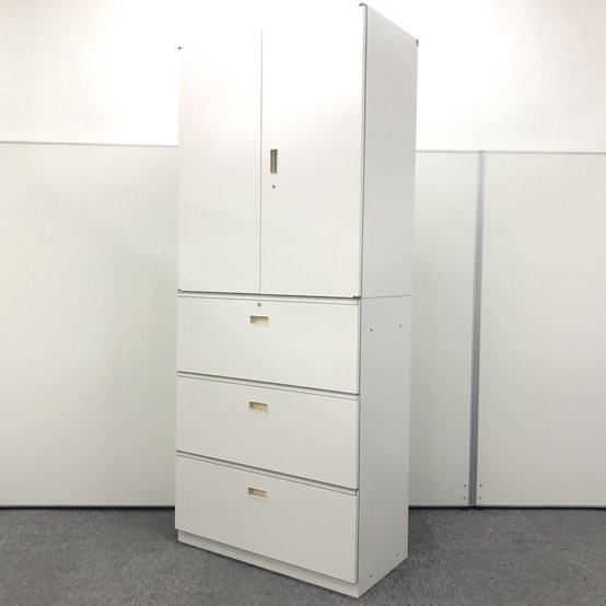 【中古】シンライン  HTM-109HSS-W9/HTM-109AAS-W9 イトーキ（ITOKI） ハイキャビネット／その他