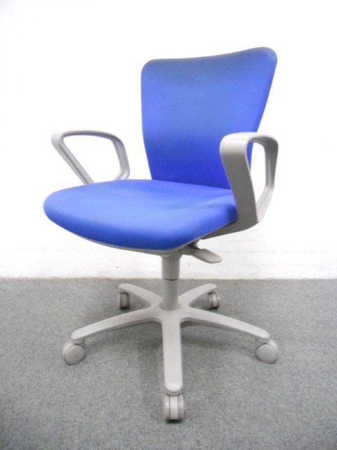 【中古】カロッツァ  CK33GR FS16 オカムラ（okamura） 肘付ローバックチェア