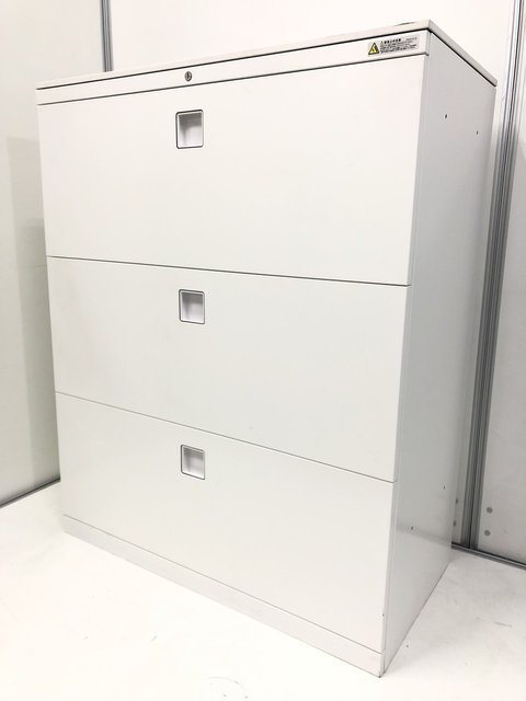 【中古】レクトライン   オカムラ（okamura） ローキャビネット／ラテラル