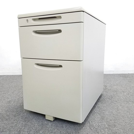 【中古】SDデスクシステム   オカムラ（okamura） ワゴン3段