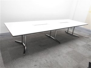 【大反響の高級大型テーブル緊急入荷！】オカムラ製・ラティオⅡ　幅3600mmなので6～10名様の使用がオススメ！