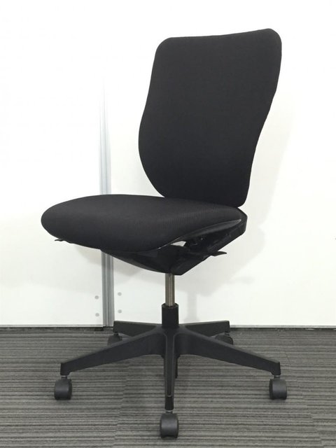 【中古】プラオ   イトーキ（ITOKI） 肘無ハイバックチェア