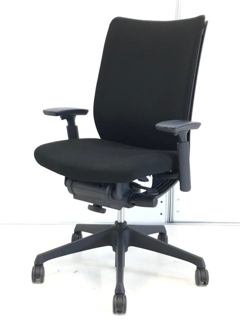 【中古】ヴィスコンテ   オカムラ（okamura） 肘付ローバックチェア