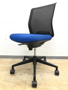 【在庫入替セール品】低コストで高デザイン高品質を　ウチダ製　カリッサチェア　さわやかな色合い【中古】【オフィス家具】【東京】【大阪】【愛知】【岐阜】
