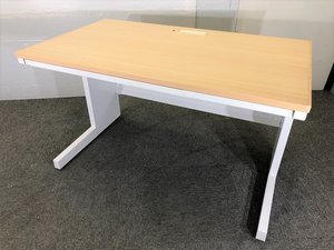 【Aランク】【状態良好】【美品】【平机】【木目・ナチュラル天板】【ウチダ製】【スカエナ】