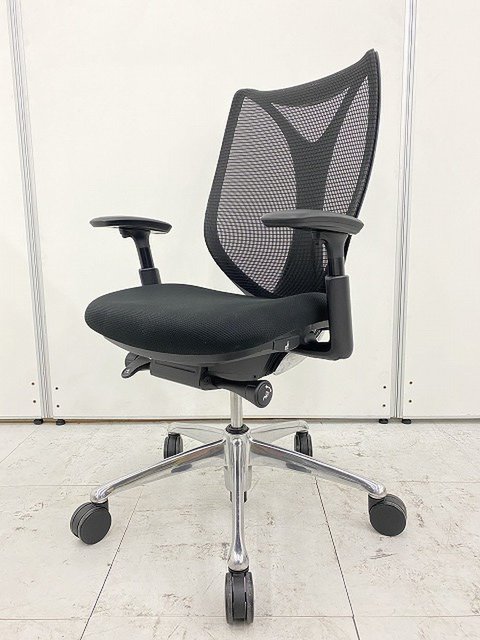 【中古】サブリナ   オカムラ（okamura） 肘付ハイバックチェア