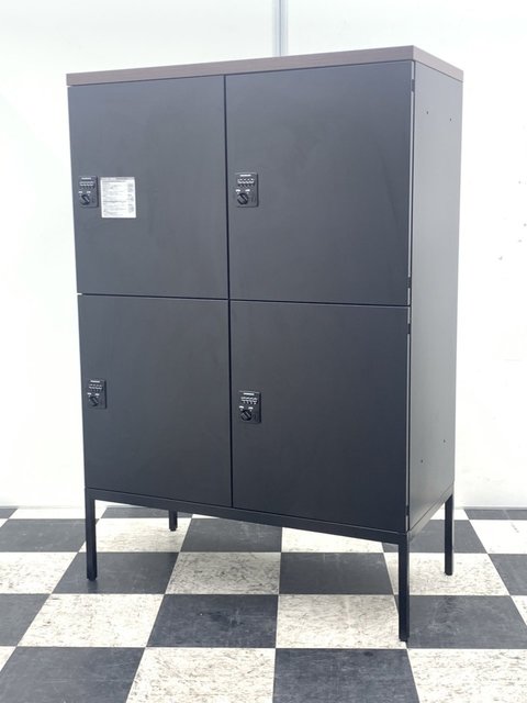 【中古】モバイル収納シリーズ  4Z8HDY-ZH25 オカムラ（okamura） 4人用更衣ロッカー