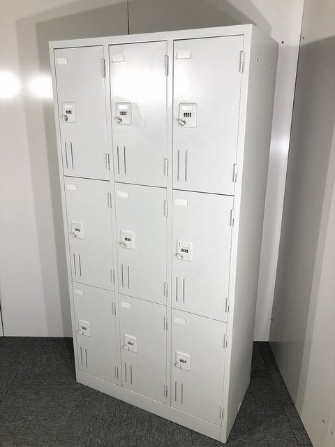 【中古】その他シリーズ JH-SL3633KL クロガネ 9人用更衣ロッカー