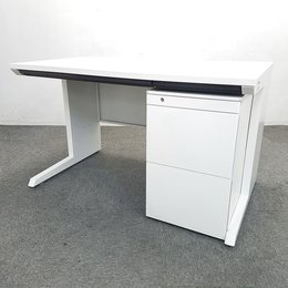 【30セット！！】人気ホワイトカラー片袖デスク！テレワークや在宅ワークにも使えます。フリーアドレスデスクとしても人気！！【関西在庫数ナンバーワン・尼崎店】