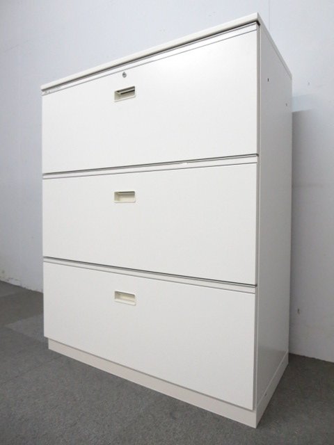 【中古】シンライン  HTM-109AAS-W9 イトーキ（ITOKI） ローキャビネット／ラテラル