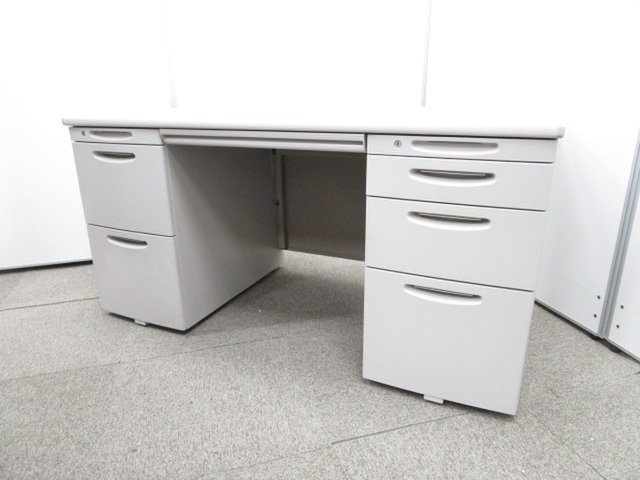 【中古】SDデスクシステム   オカムラ（okamura） 両袖机