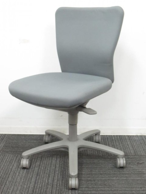 【中古】カロッツァ  CK33GR-FS12 オカムラ（okamura） 肘無ローバックチェア