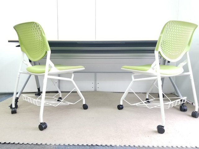 【中古】リネロ2  プラス（PLUS） スタックテーブル(長机/折りたたみ/会議用)