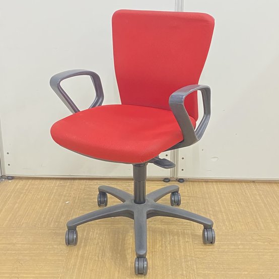 【中古】カロッツァ  CK33ZR FS13 オカムラ（okamura） 肘付ローバックチェア