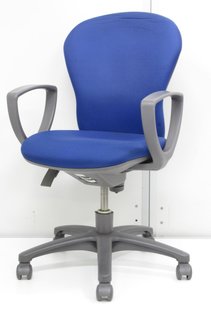 【肘付】【倉庫に大量入荷！】コクヨ/レグノ/ブルー