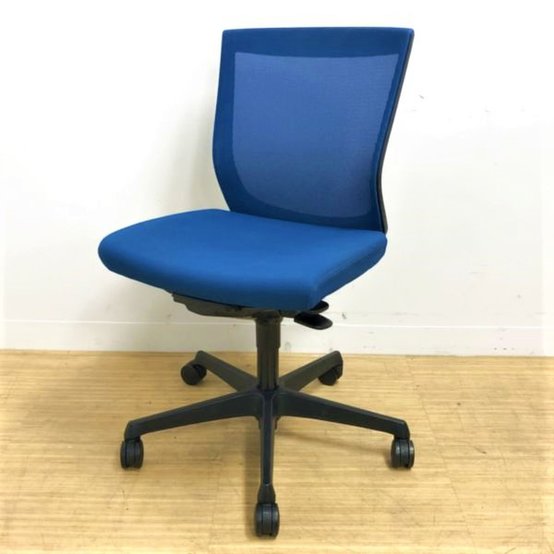 【中古】エスクード（メッシュ）  C431ZR　FHB5 オカムラ（okamura） 肘無ローバックチェア