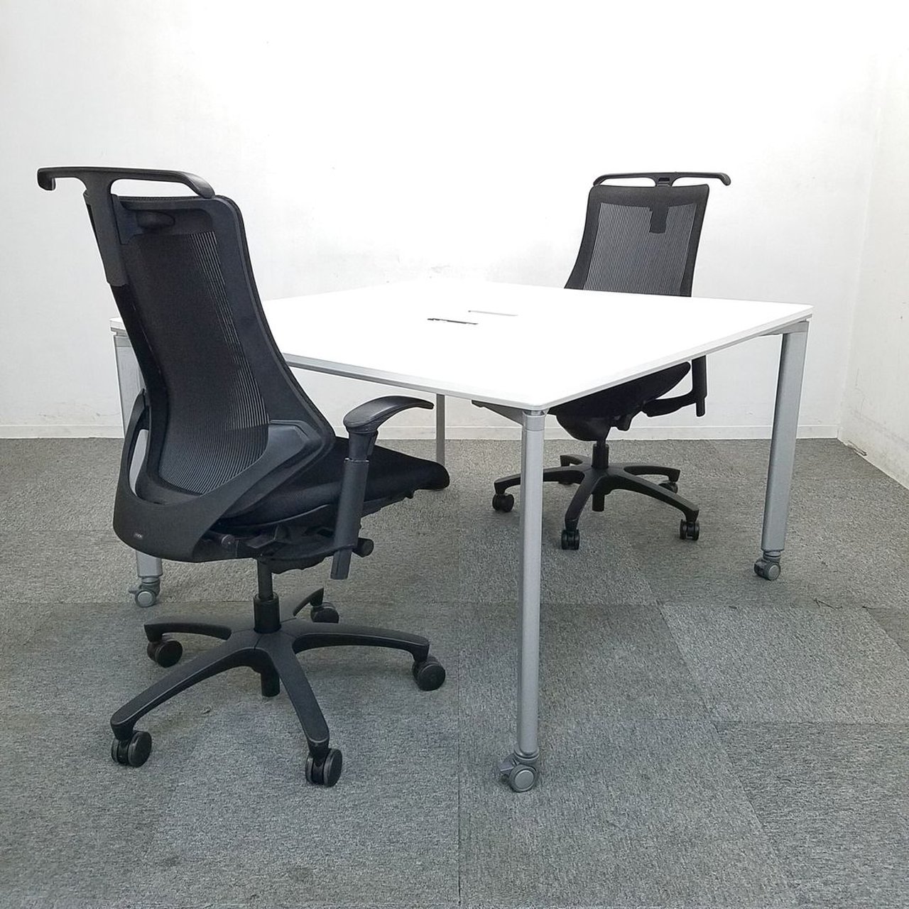 堺店オリジナル！組み合わせ自由！お洒落なセット商品ご紹介！中古　テーブル　ミーティング　会議　高級チェア　メッシュ
                        ワークソート(WORKSORT)
                                    中古
            