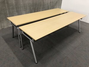 【フリアド デスクが安い！】幅2400㎜ 国内メーカー イトーキ製！大量入荷なので数量揃います！木目ナチュラル色。★