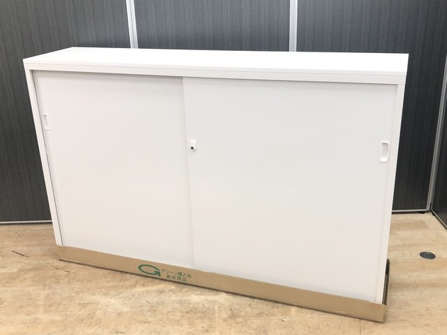 【新古】ＡＮ ANW-64S 生興 ローキャビネット／引き違い