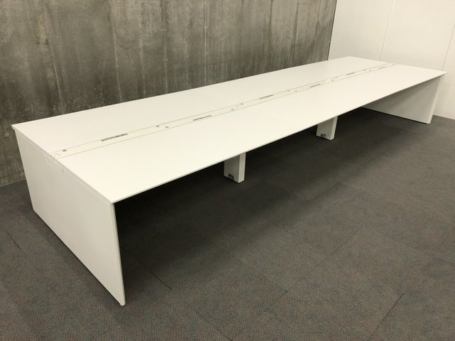 【固定席の見直しにおすすめ!!】電源コード付きタイプ フリーアドレス オカムラ プロユニット フリーウェイ ホワイト W4800　θ