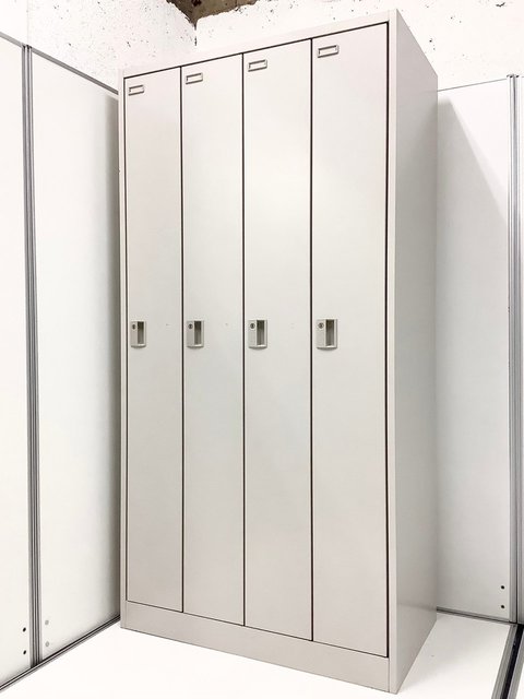 【中古】FZ  4574FZ Z13 オカムラ（okamura） 4人用更衣ロッカー