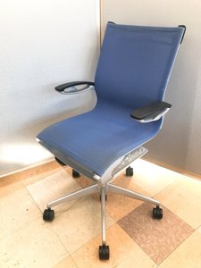 【ブルーメッシュ】【チェア下収納】【2脚限定】