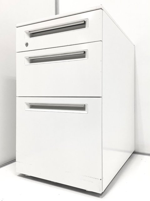 【中古】プロユニット  DNC1CE Z975 オカムラ（okamura） ワゴン3段