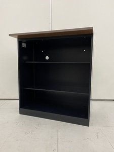 【レア】【受付カウンターにも！】ブラックのカッコいい書庫が入荷致しました！【倉庫在庫品】