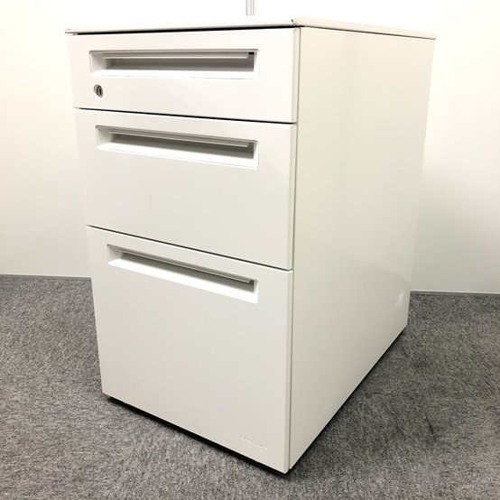 【中古】アドバンス   オカムラ（okamura） ワゴン3段