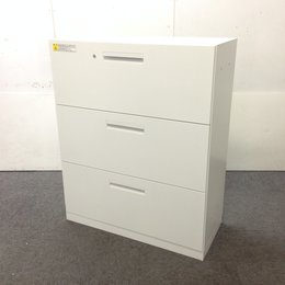 【書類整理に最適！！】3段ラテラル書庫が入荷！！重たい書類もこれ1台で収納可能！！【尼崎店限定価格】