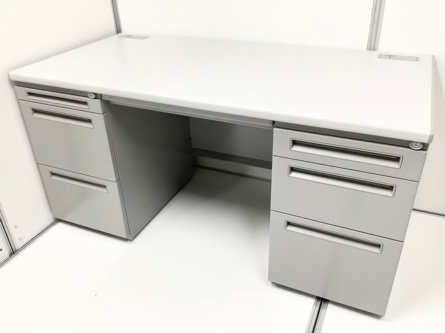 【中古】FEED   ウチダ（UCHIDA) 両袖机