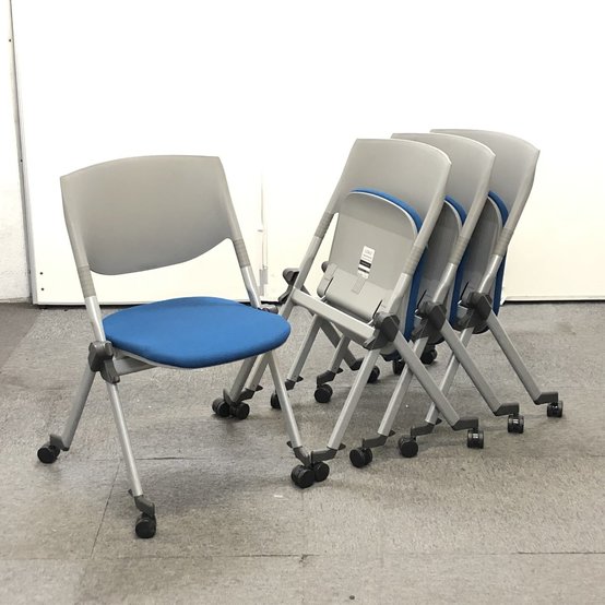 【中古】リータⅡ   オカムラ（okamura） ネスティングチェア