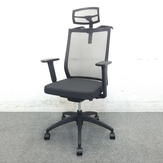【新古】AIRS/エアーゼロワン AIR01 関家具 肘付ハイバックチェア