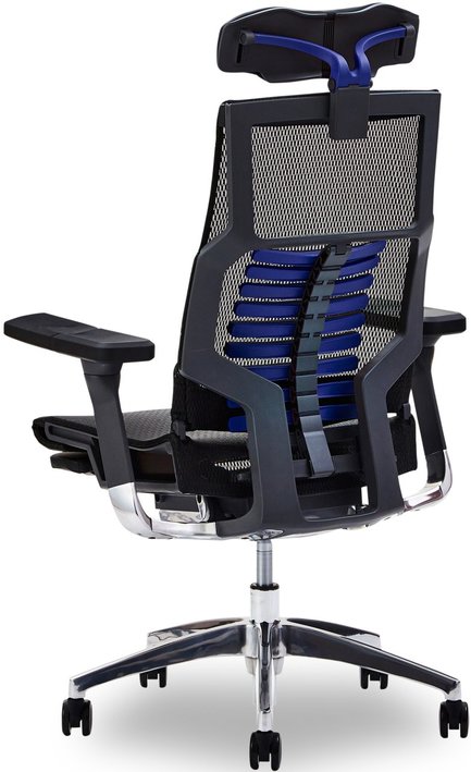 【新品】ウィンケース  WINcase Type-R BL アルミベース 関家具 肘付ハイバックチェア