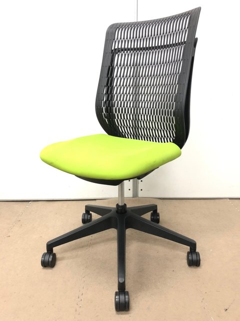 【中古】AJ（エージェイ）   ウチダ（UCHIDA) 肘無ハイバックチェア