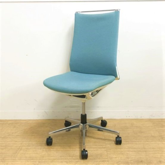 【中古】モード（アルミ脚）  CA17BZ　FWN4 オカムラ（okamura） 肘無ハイバックチェア