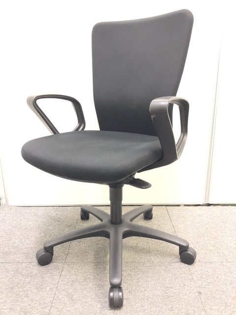 【中古】カロッツァ   オカムラ（okamura） 肘付ハイバックチェア