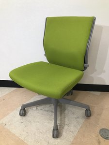 【状態良好】【エスクードチェア】【ライトグリーン】【1脚のみ】【肘無/ローバック】