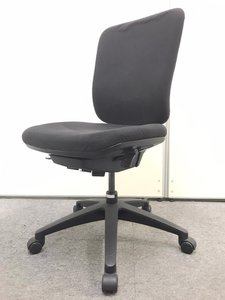 【コスト重視のお客様にオススメ】内田洋行製/Miチェア/ブラック